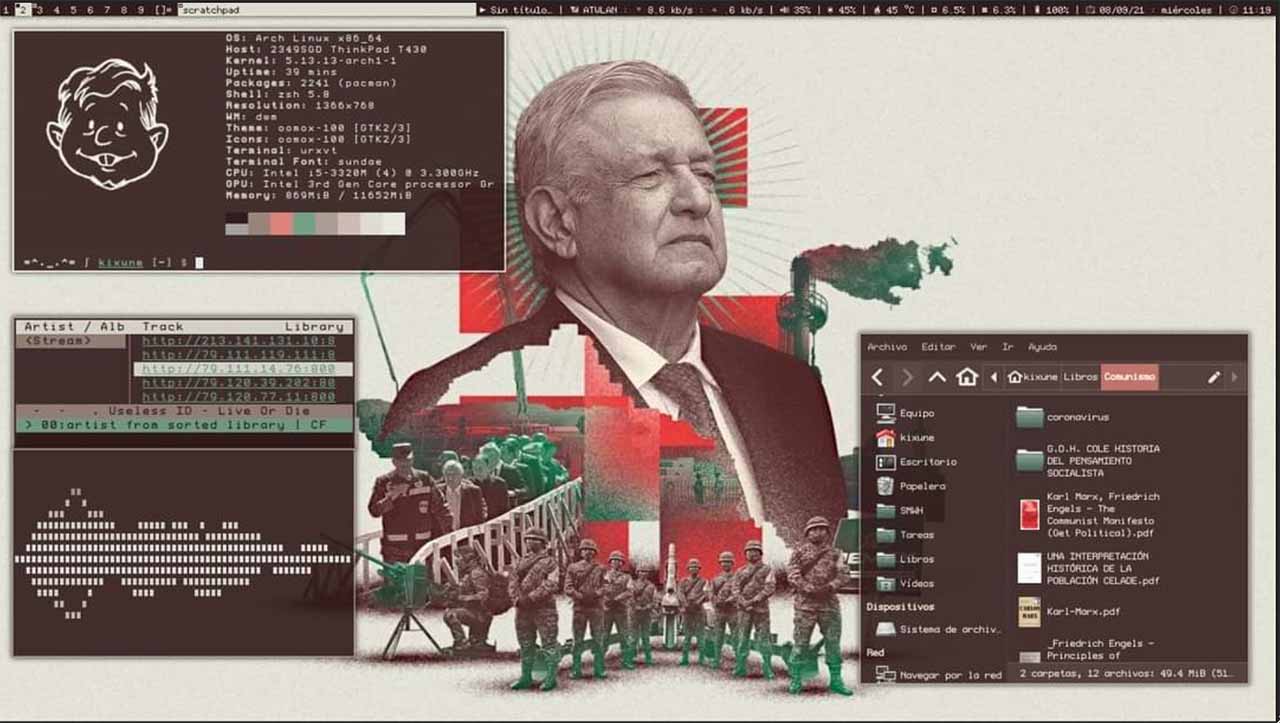 Linux Amlo amlOS: Una distribución de Linux que homenajea al presidente mexicano