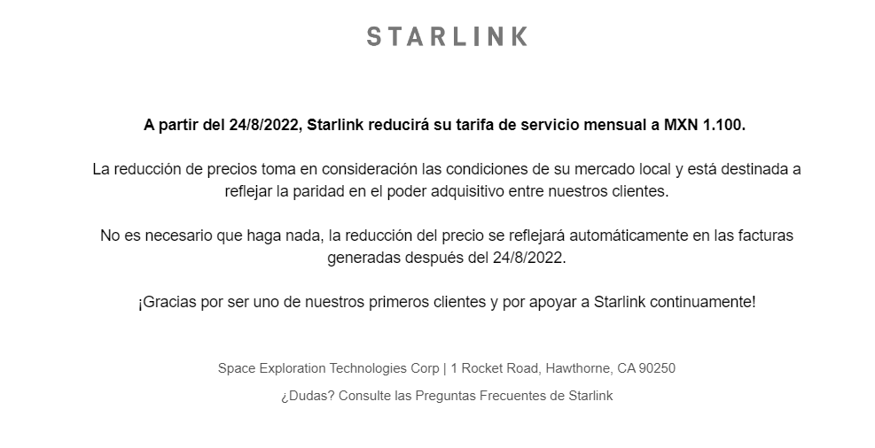 El internet de Starlink ahora es más barato en México: Estos son sus ...