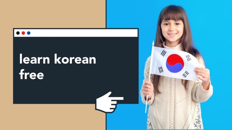 Learn Korean from the basics to pronunciation with this free course