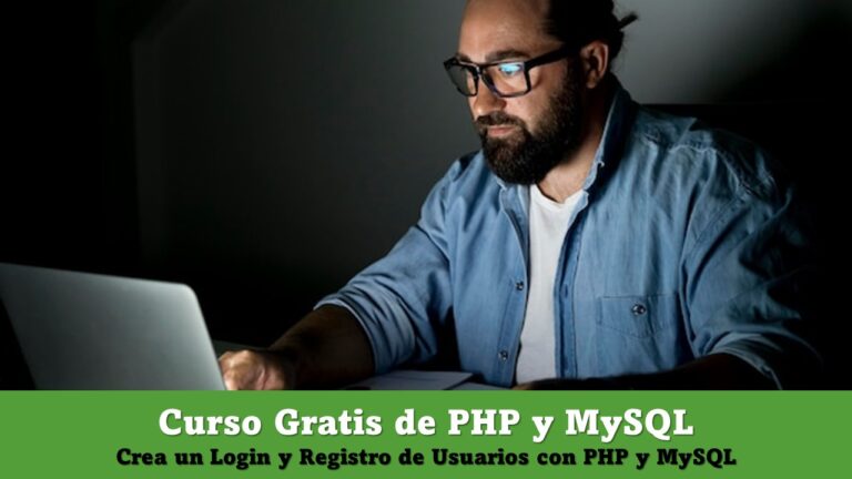 Curso gratis de PHP y MySQL