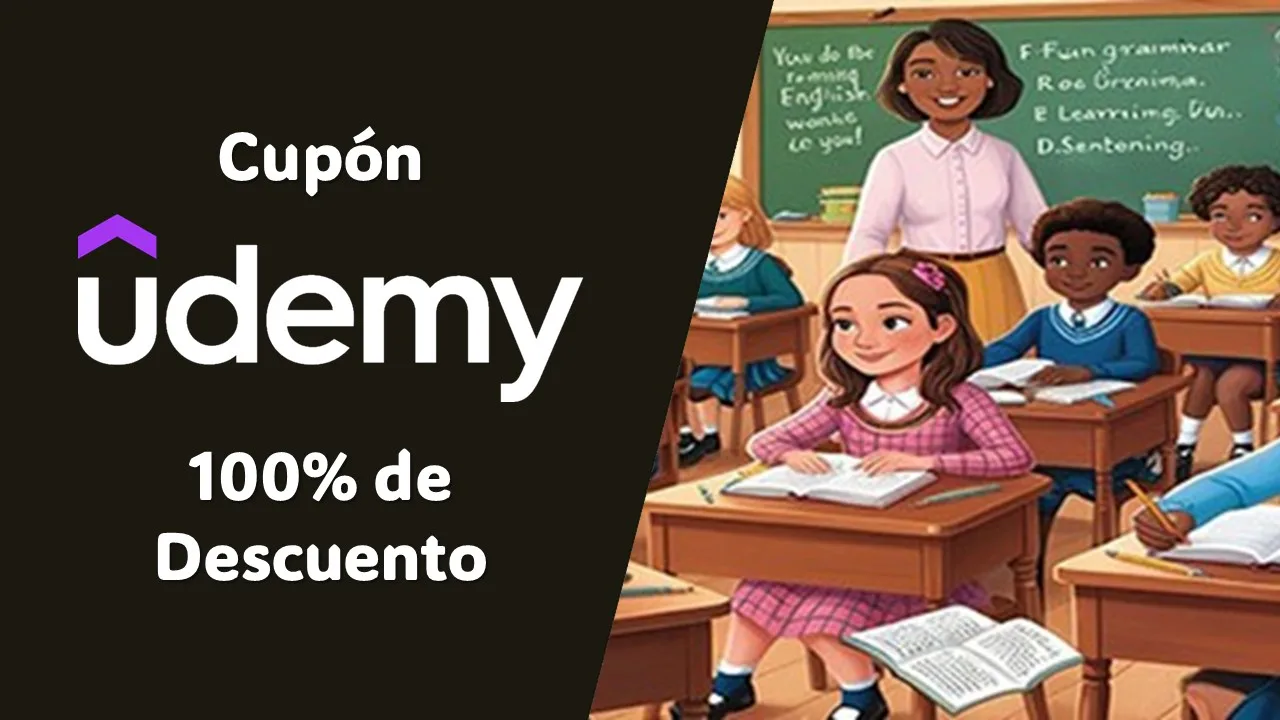 Cupón Udemy | Inglés elemental como segunda lengua | 100% de Descuento
