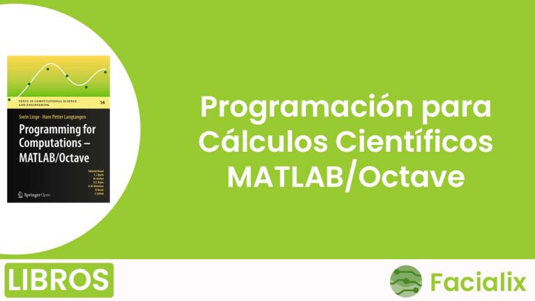 Programación para Cálculos Científicos – MATLAB/Octave