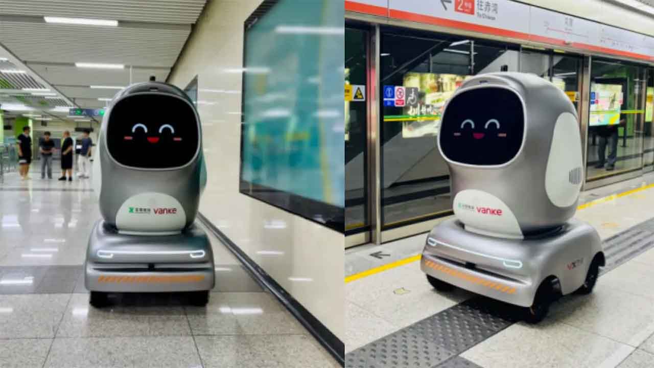 Estos robots esperan el metro igual que tú, pero cargan productos de 7-Eleven