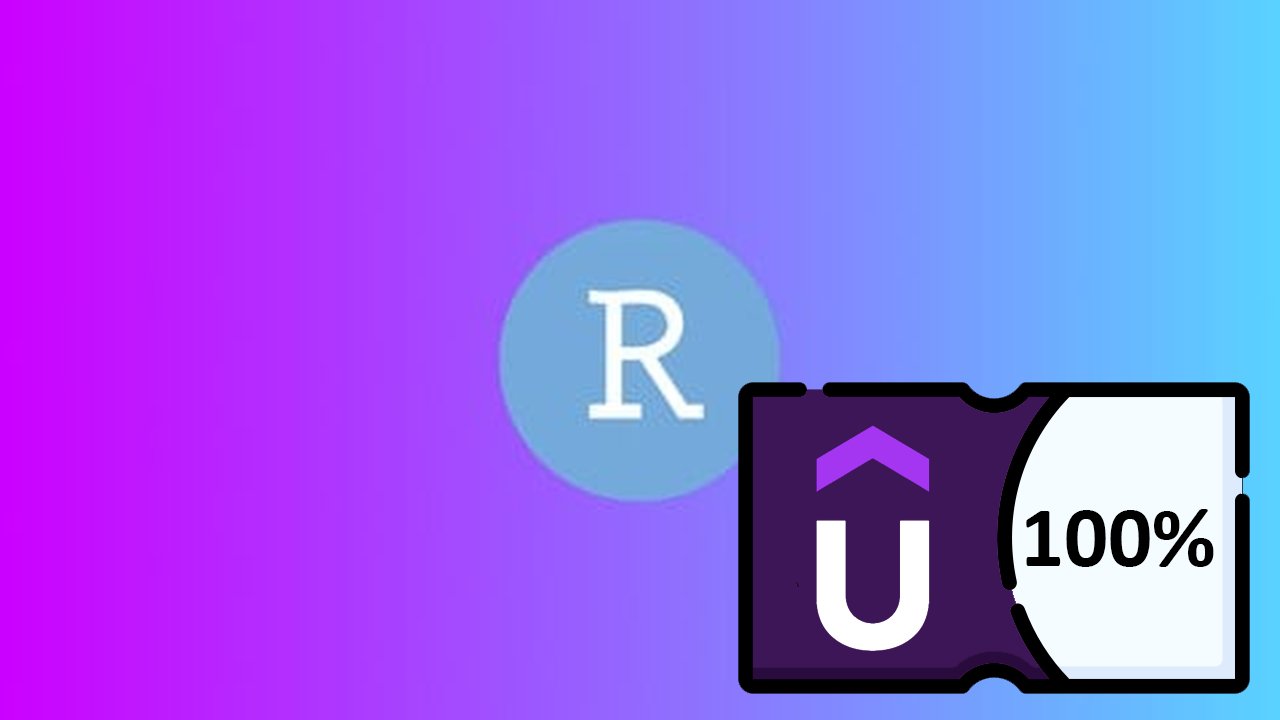 Cupón Udemy: Curso de R y Machine Learning - Facialix