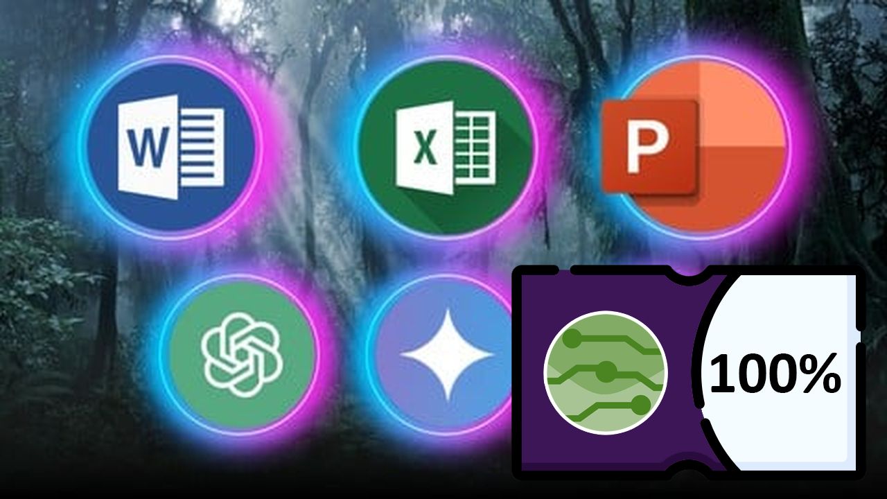 Learn Microsoft Office with ChatGPT Gemini and Copilot