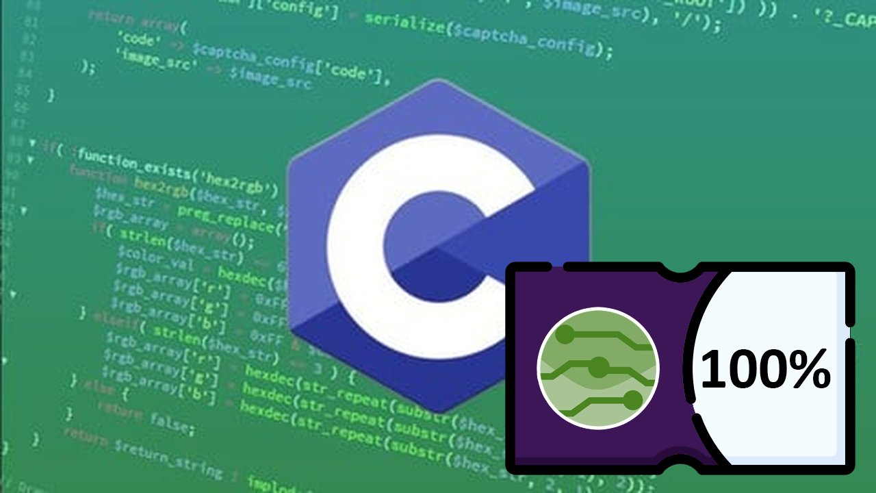 The Complete C Programming Course for Basic to Expert