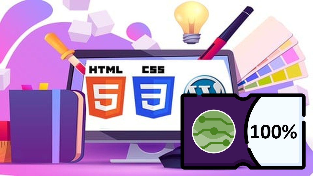 Web Design Course with HTML CSS and Wordpress