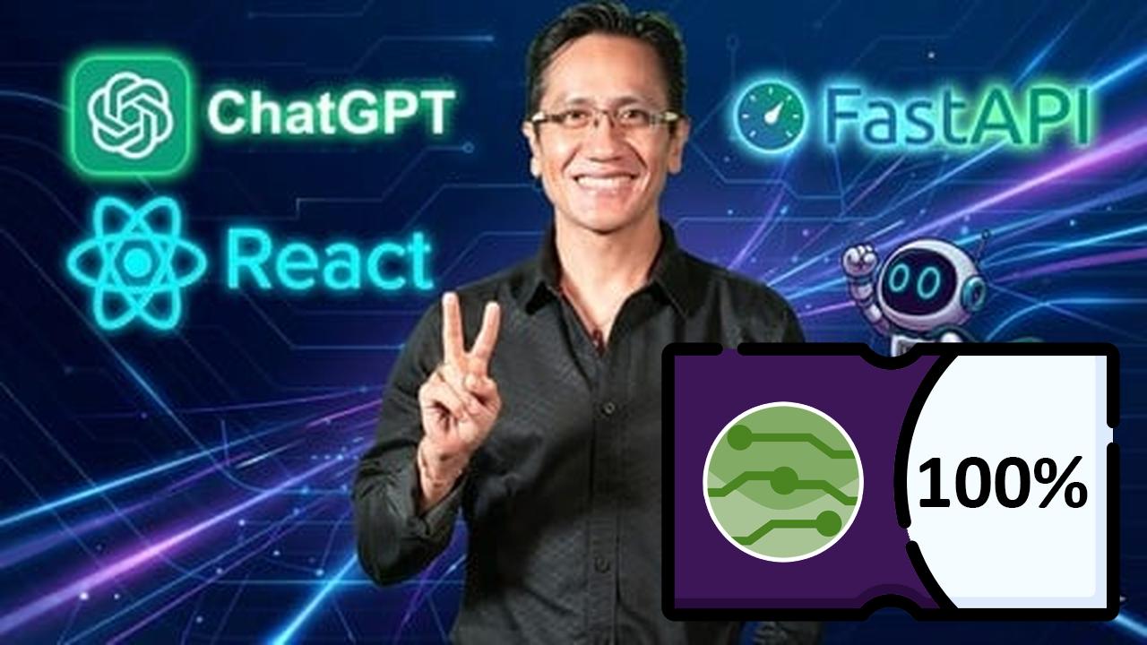 FastAPI + React + ChatGPT IA : Crea tu 1ª App Full Stack!