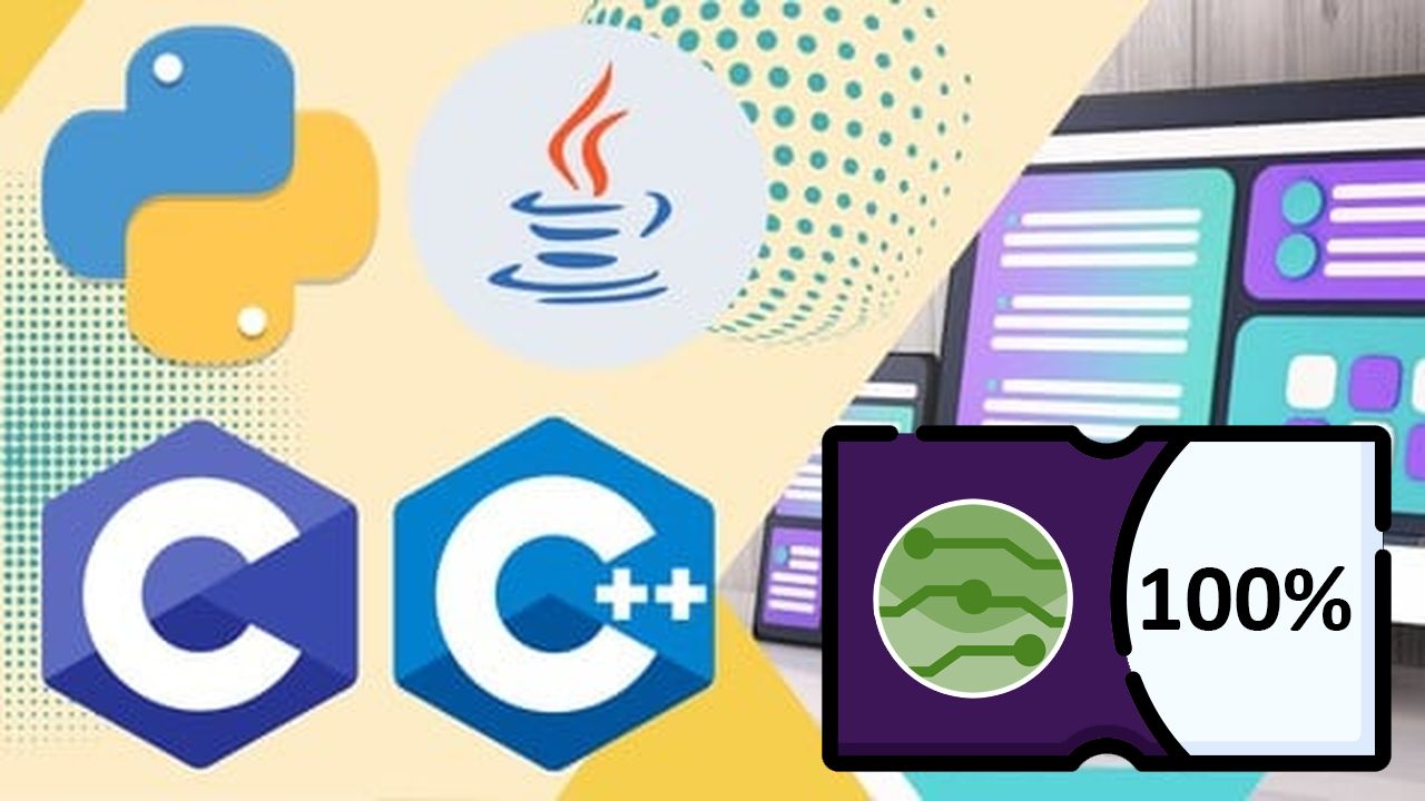 Master Java, Python, C & C++: All-in-One Programming Course