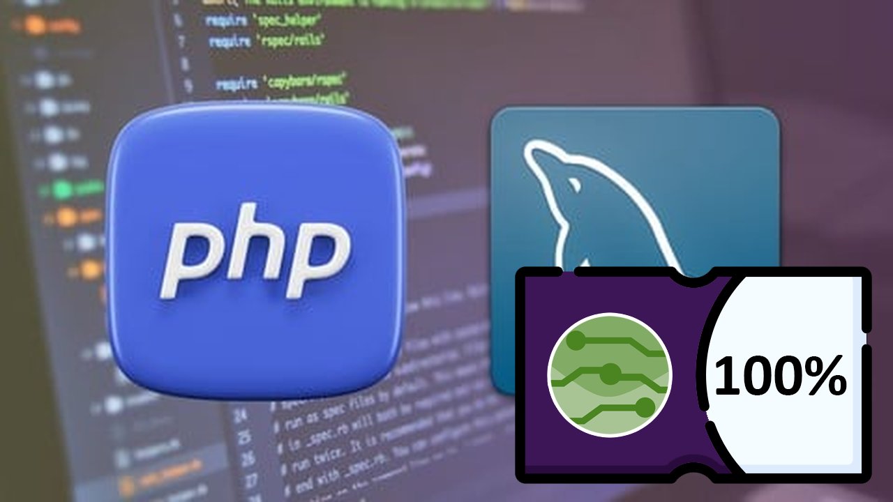 PHP Bootcamp: The Complete Programming Course With MYSQL