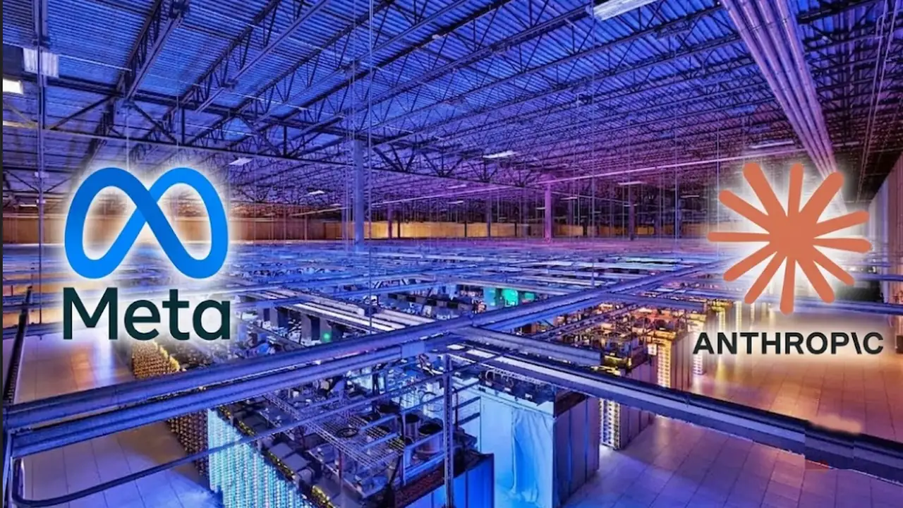Meta y Anthropic negocian computo por 10 mil millones de dolares - Facialix