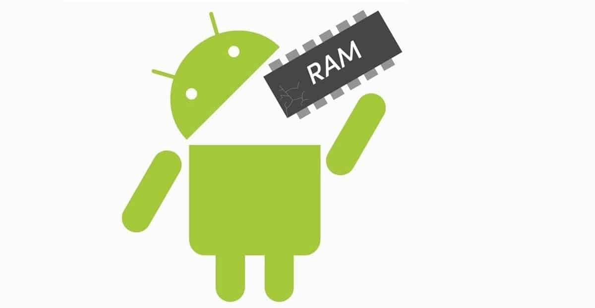 Logo de Android comiendose una memoria RAM - Facialix
