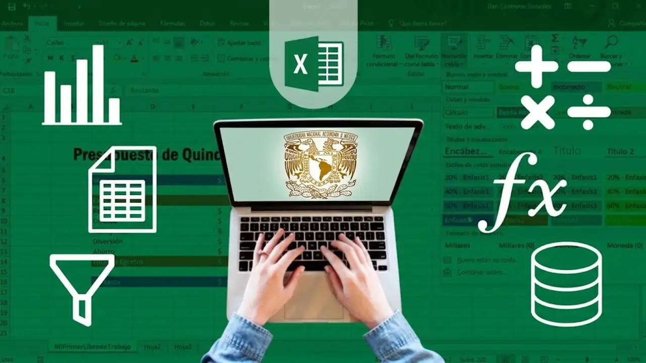 Curso gratis de Excel de la UNAM en Aprendo+ Plus (30 horas) - Facialix